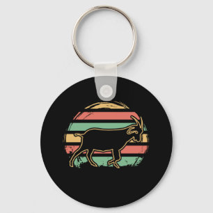 Porte-clés Rétro animal chèvre
