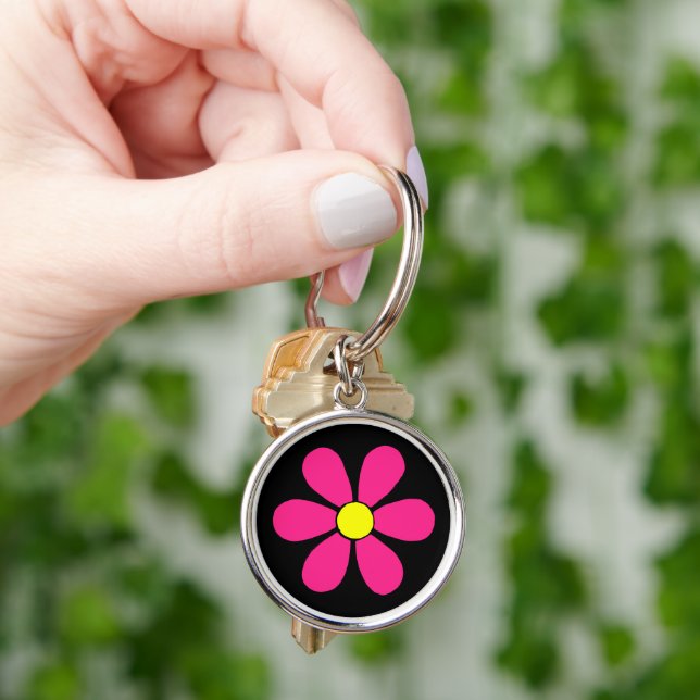 Porte-clés rétro Daisy (main)