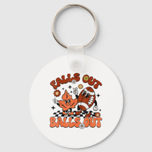 Porte-clés Retro Football Se Déplace Vintage Thanksgiving Ki