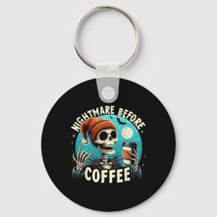 Porte-clés Retro Halloween Squelette café Mug nuit effrayant