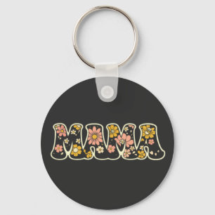 Porte-clés Rétro Maman Vintage Floral Fête des Mères 2026