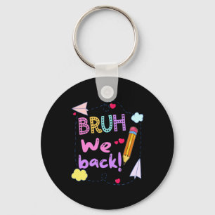 Porte-clés Rétro Mignon Crayon Bruh Retour Enseignants Premie