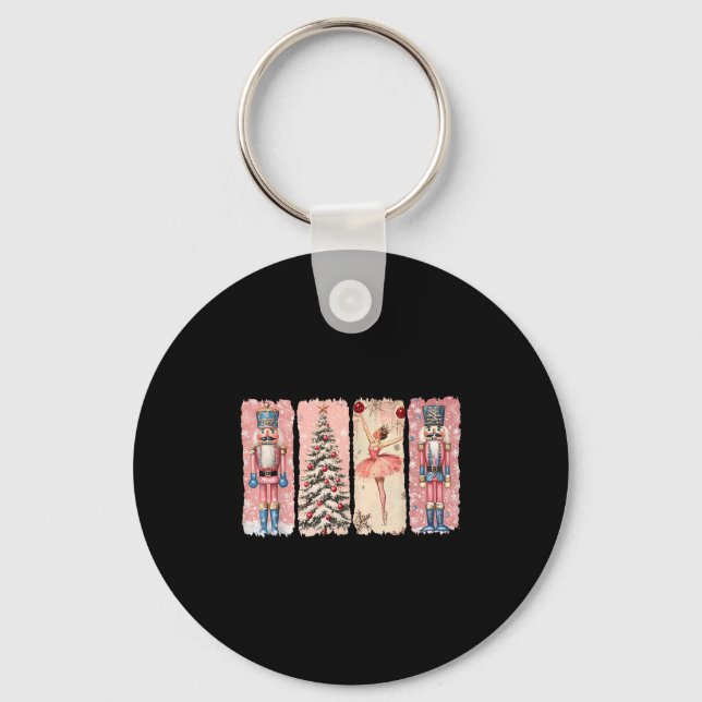 Porte-clés Retro Nutcracker Ballet Nk Christmas Xmas Vibes Wo (Recto)