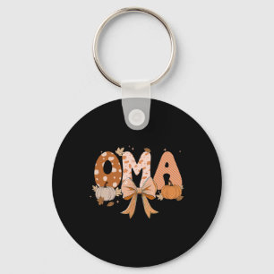 Porte-clés Retro Oma Coquette Bows Leopard Automne Thankgivin