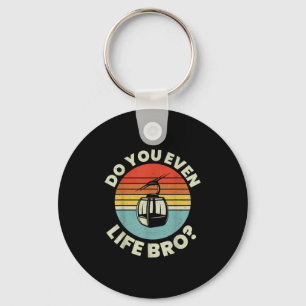 Porte-clés Retro Ski Vintage Vous Même Soulevez Bro_ _2