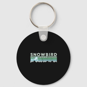 Porte-clés Retro Snowbird, Utah Ski En Perte
