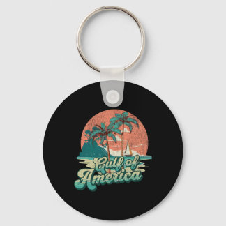 Porte-clés Retro Sunset Beach Vibes - Golfe D'Usa