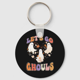 Porte-clés Retro Super Go Ghouls Drôle Coupl Halloween