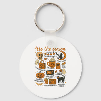 Porte-clés Retro Tis Saison Halloween Saison Automne