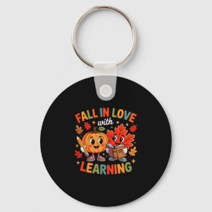 Porte-clés Retro Tombez Amoureux De L'apprentissage Automne C