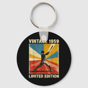Porte-clés Retro Vintage 1959 Baseball Lover Limited Edition