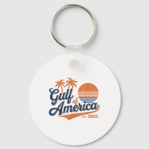 Porte-clés Retro Vintage Gulf Of Us America 2025 American Fla
