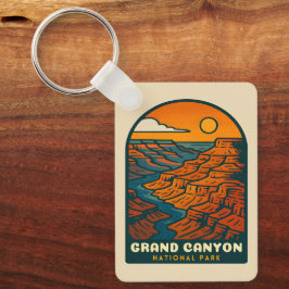 Porte-clés Retro Vintage Travel Grand Canyon National Park