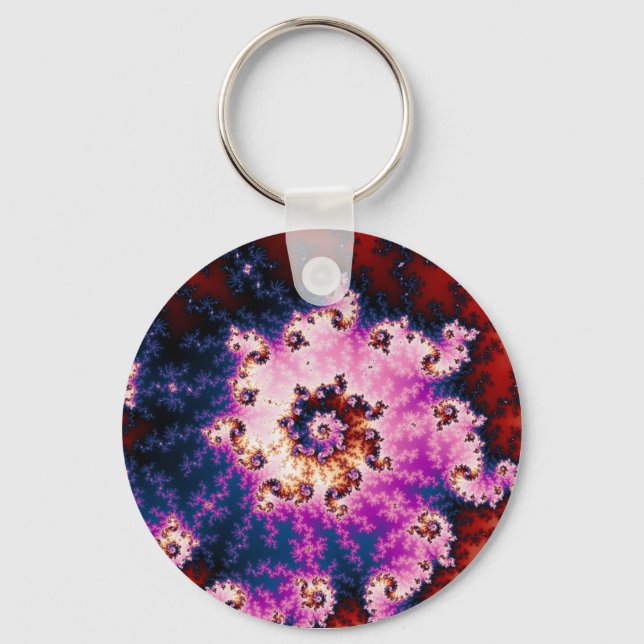 Porte-clés Rêve rose - Porte - clé fractal (Recto)