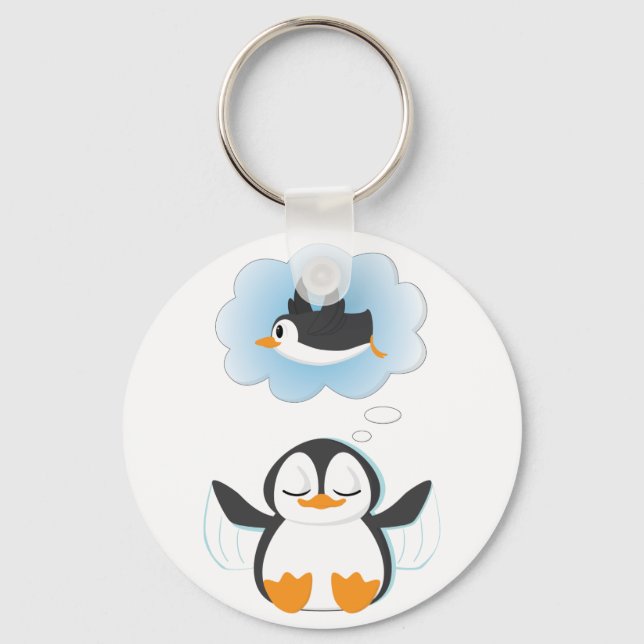 Porte-clés Rêves de pingouins (Recto)