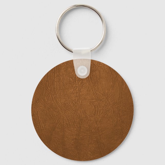Porte-clés Revêtement Brown en cuir de vache (Recto)
