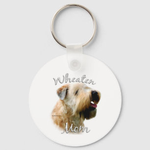 Porte-clés Revêtu doux Roue Terrier Maman 2