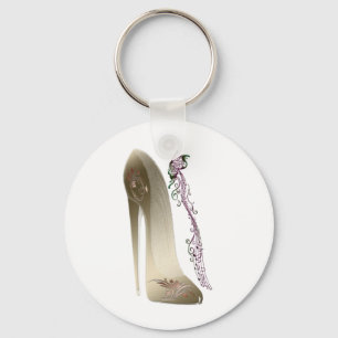 Porte-clés Rhapsodie dans l'art stylet de chaussure d'or