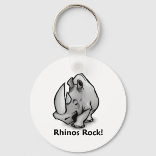 Porte-clés Rhinos Rock!