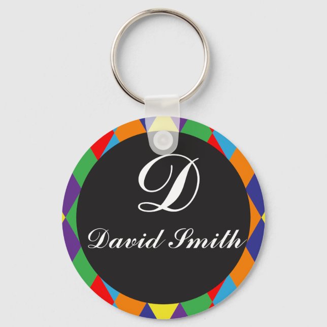 Porte-clés Rhombus coloré (Recto)