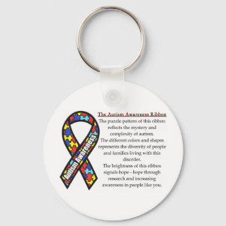 Porte-clés Ribbon de l'autisme
