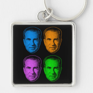 Porte-clés Richard Nixon en couleur vive