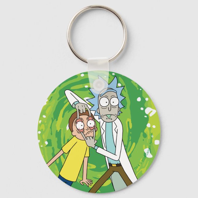 Porte-clés RICK ET MORTY™ | Regardez Ça (Recto)