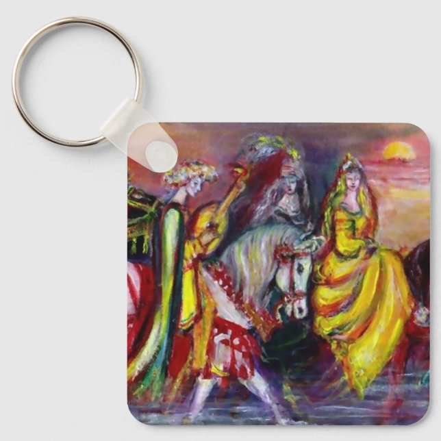 Porte-clés RIDERS DANS le détail de la nuit (Recto)