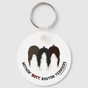 Porte-clés Rien n'aboutent des terriers de Boston
