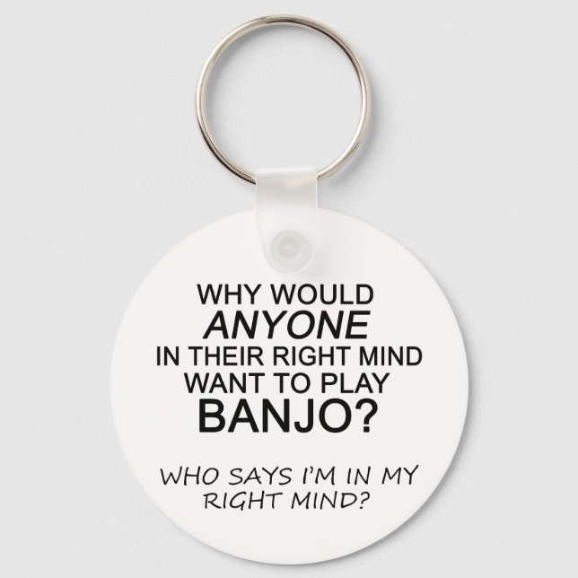 Porte-clés Right Mind Banjo (Recto)