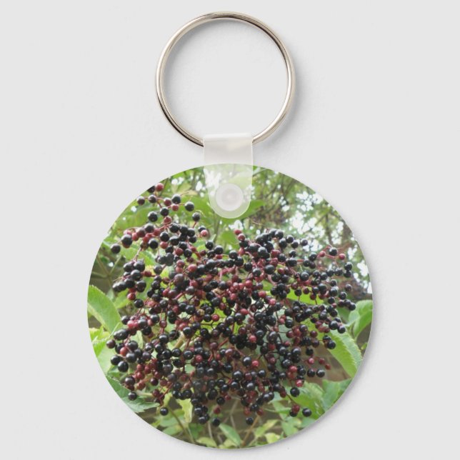 Porte-clés Ripening Elderberries Porte - clé (Recto)