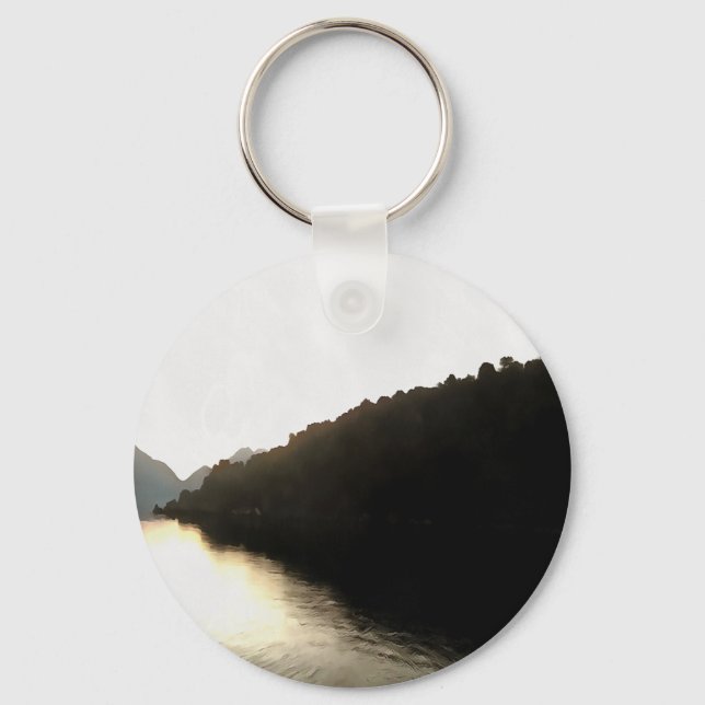 Porte-clés Rivages D'Ombres Paysage Art (Recto)