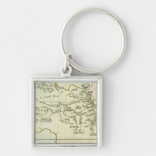 Porte-clés Rivière et montagnes d'Afrique