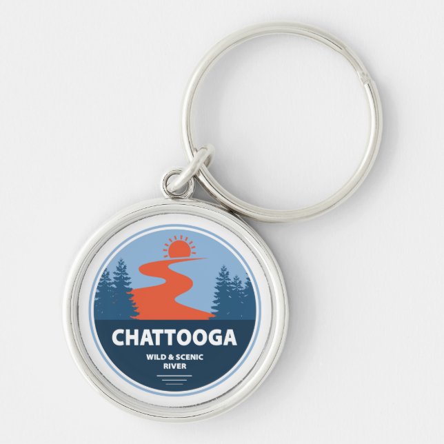 Porte-clés Rivière sauvage et pittoresque Chattooga (Devant)