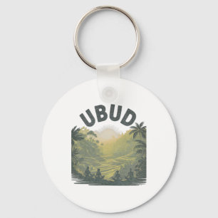 Porte-clés Rizières de Ubud Li Jungle Méditation Yoga