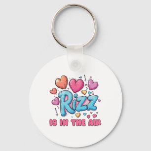 Porte-clés Rizz Valentines Day - mignon coeur mème dire