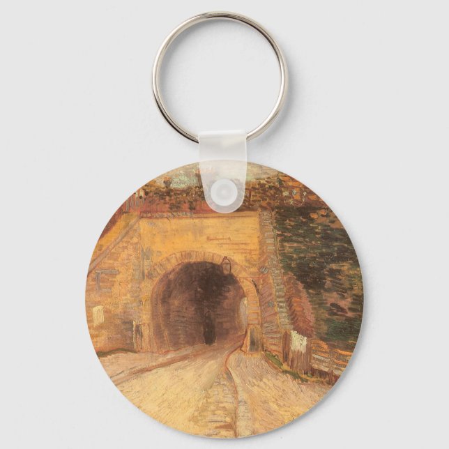 Porte-clés Roadway Underpass, Viaduct by Vincent van Gogh (Recto)