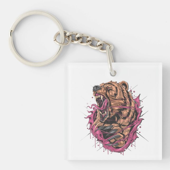 Porte-clés Roaring Bear Keychain  (Devant)