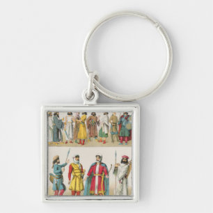 Porte-clés Robe persane, de "der Voelker de Trachten", 1864