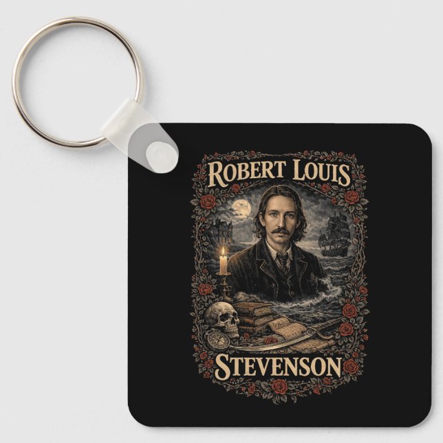 Porte-clés Robert Louis Stevenson (Recto)