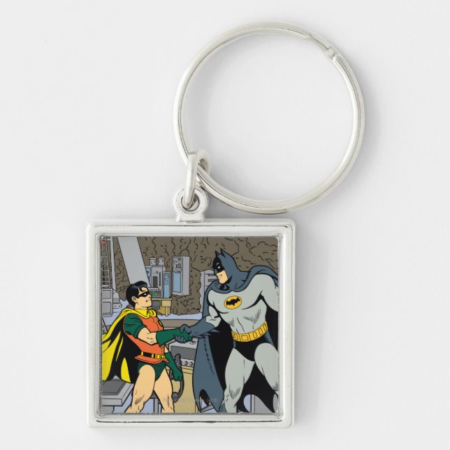 Porte-clés Robin Et Batman Handshake (Devant)