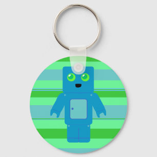 Porte-clés Robot bleu