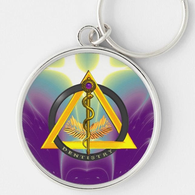 PORTE-CLÉS ROCHE DE LA DENTISSE DENTISTE ASCLEPIUS (Devant)