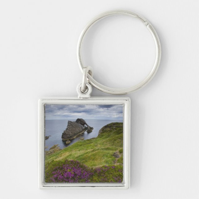 Porte-clés Roche de violon d'arc, Portknockie, Ecosse (Devant)