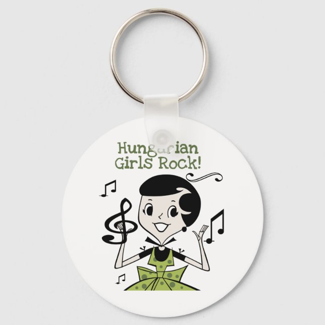 Porte-clés Rock féminin hongrois (Recto)