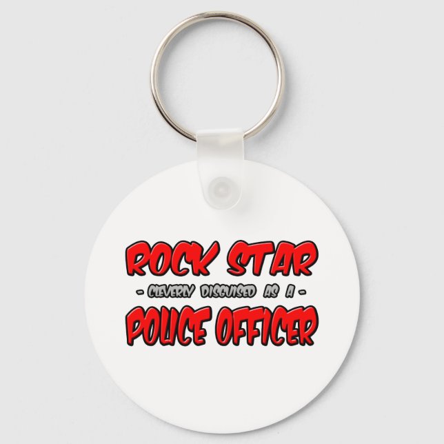 Porte-clés Rock Star...Officier de police (Recto)