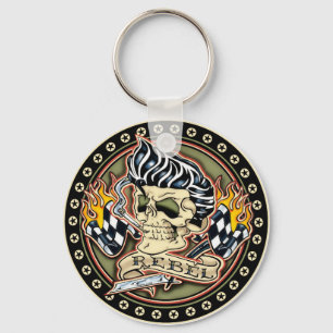 Porte-clés Rockabilly Rebel Keychain