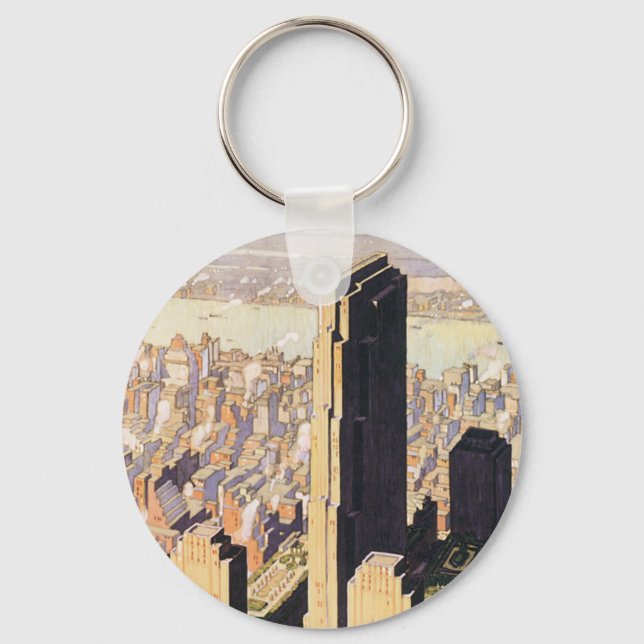 Porte-clés Rockefeller Center New York (Recto)