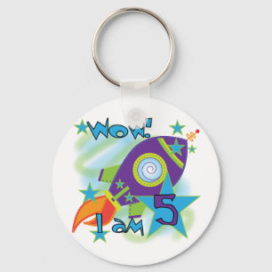 Porte-clés Rocket Ship 5e Anniversaire T-shirts et cadeaux