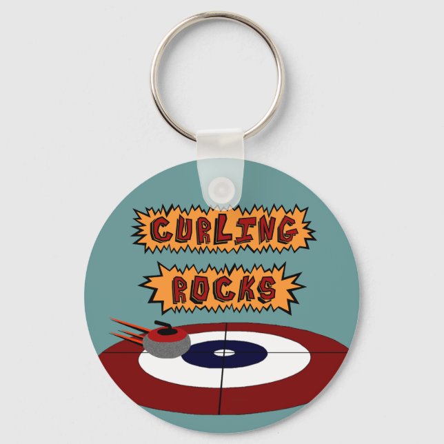 Porte-clés Rocks de curling (Recto)
